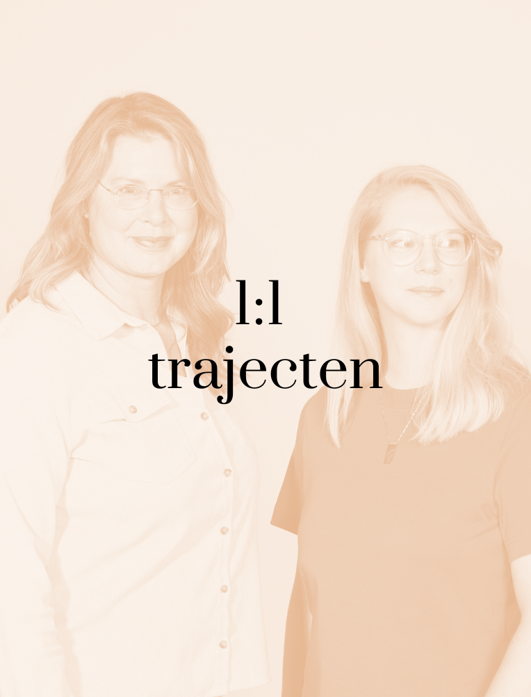 1:1 trajecten: Samen werken we aan jouw product