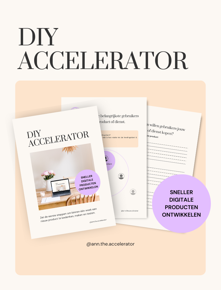 DIY Accelerator Werkboek aanvragen